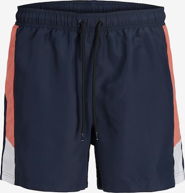 JJ Rebel Zwemshorts 'JREBBENJAMIN' in Blauw: voorkant