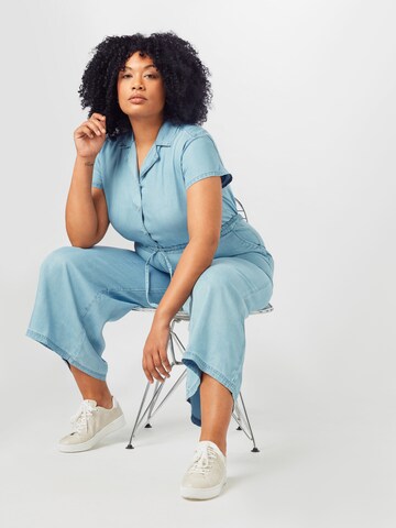 Guido Maria Kretschmer Curvy Jumpsuit 'Kim' in Blue