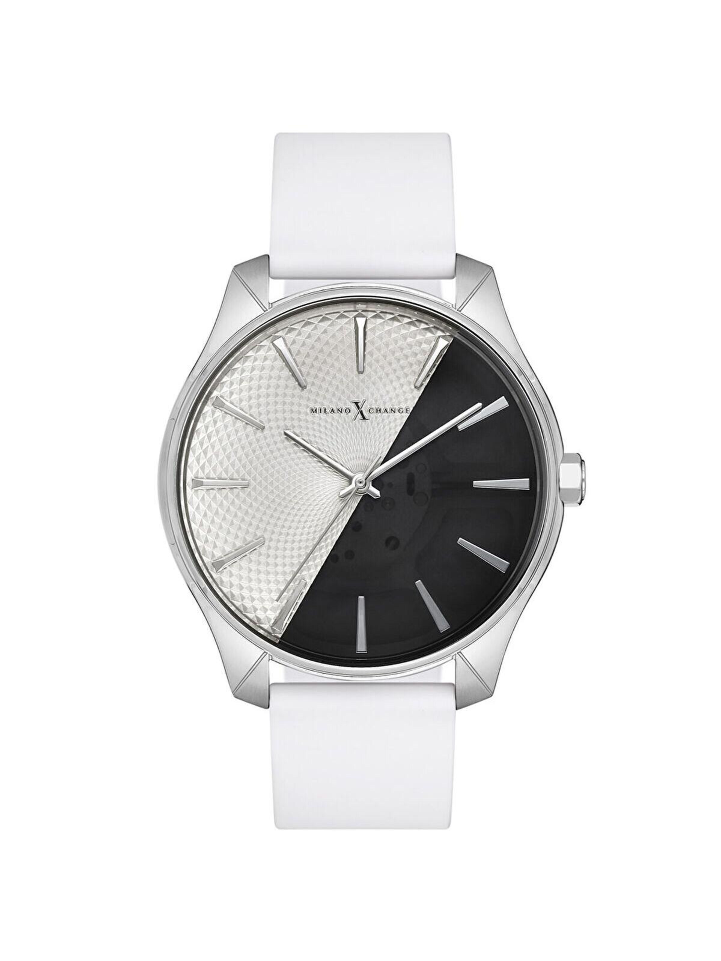 Orologio analogico 'Milano X Change Analog Men Watch MEX3172' di Milano X Change in bianco: frontale