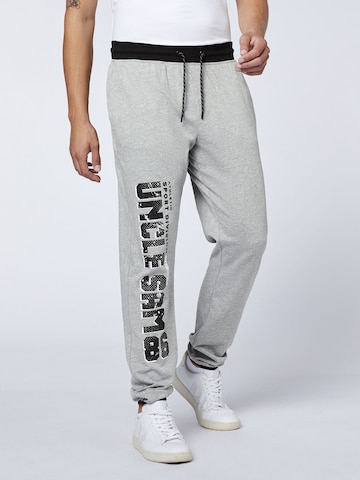 UNCLE SAM Regular Pants in Grey: front