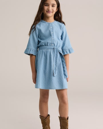 WE Fashion Платье в Синий: спереди