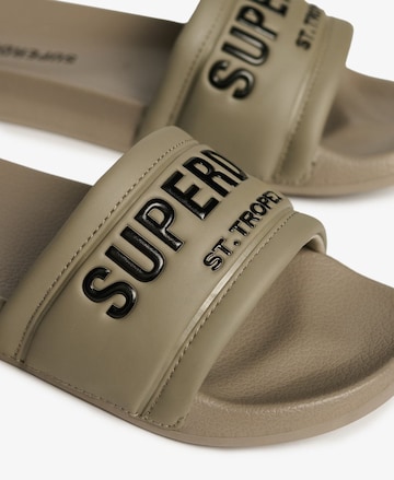 Claquettes / Tongs 'City Luxe' Superdry en beige