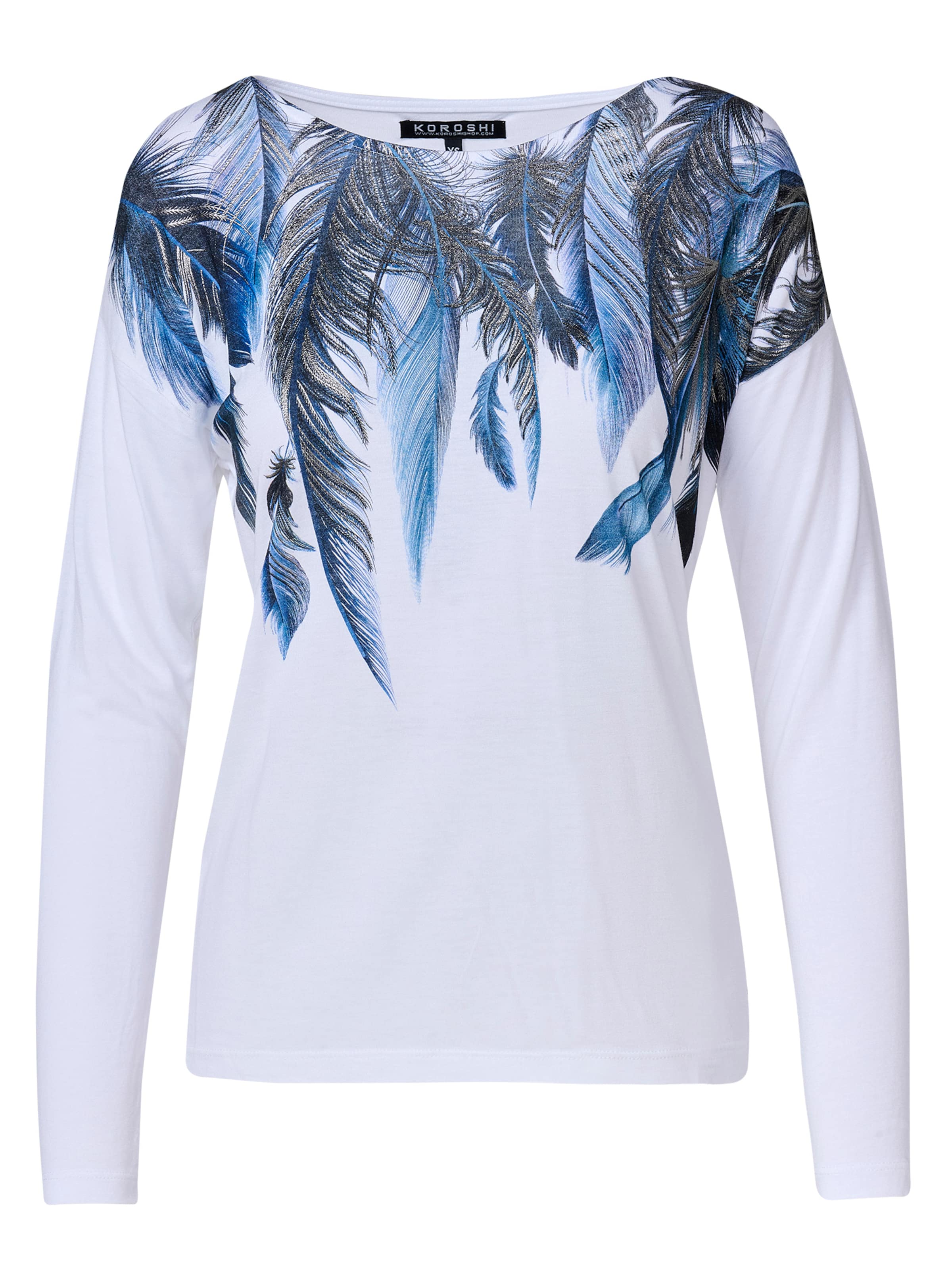 KOROSHI Tričko - Biela: predná strana