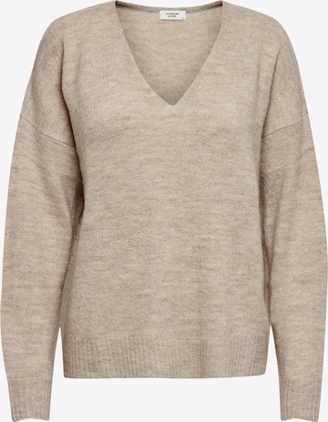 JDY Sweater 'Elanora' in Beige: front