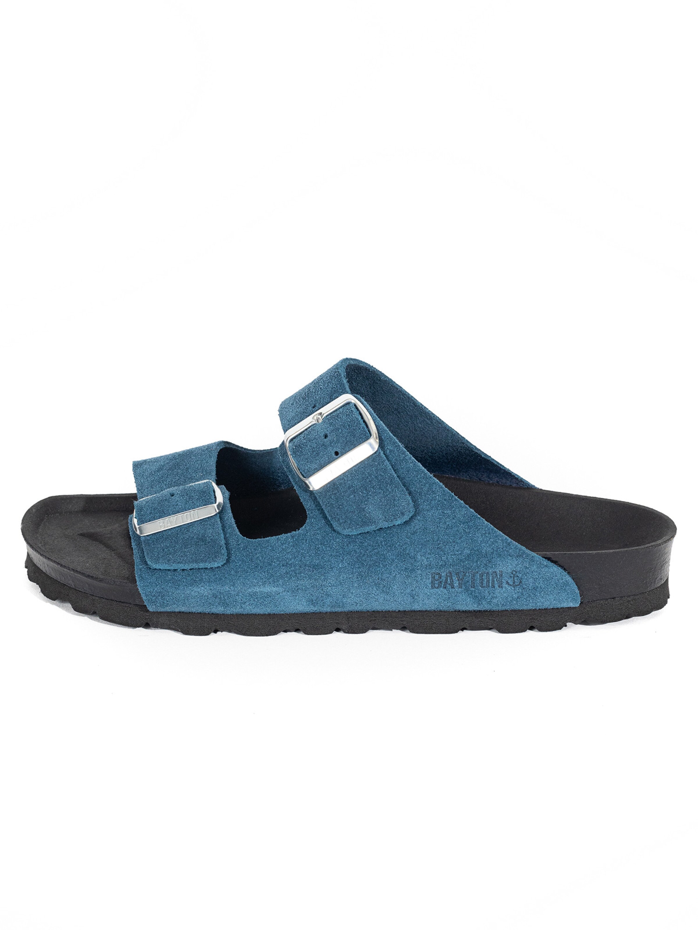 Bayton Mule 'Atlas' in Blue: front