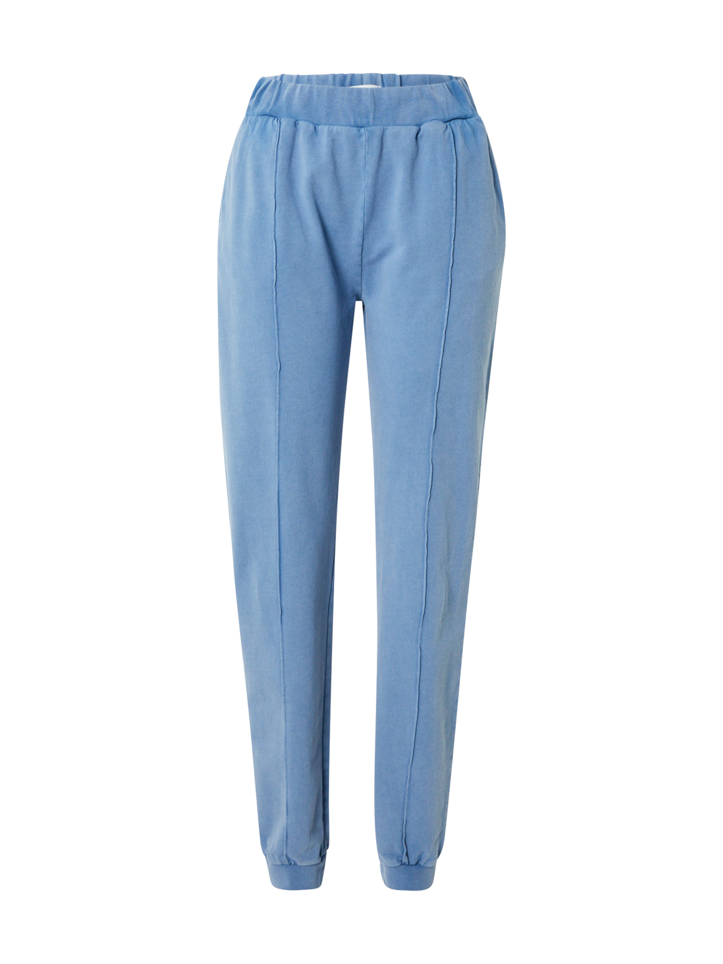 Warehouse Tapered Trousers in Blue: front