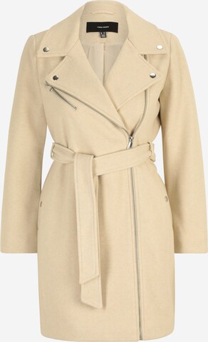 Vero Moda Petite Between-Seasons Coat 'POP' in Beige: front