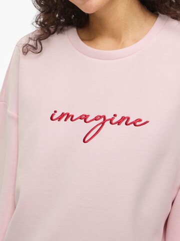 Felpa 'VISIFFI' di VILA in rosa