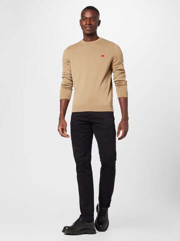 HUGO Pullover 'San Cassius-C1' in Braun