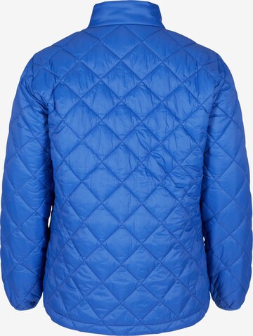 Zizzi Between-Season Jacket 'Diamond' in Blue