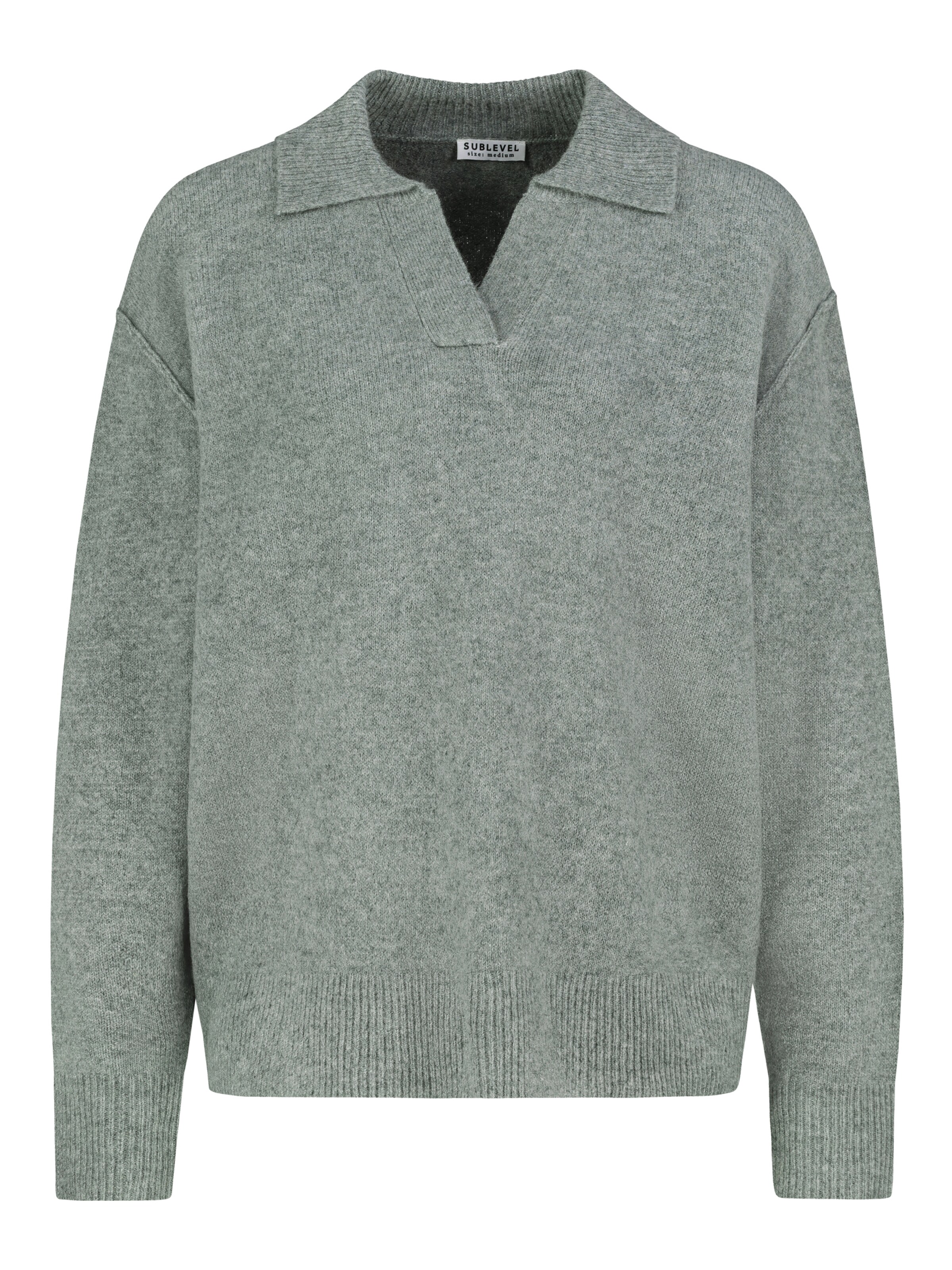 Sublevel Sweater in Grey: front