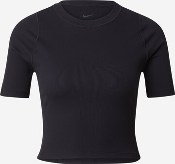 NIKE Functioneel shirt in Zwart: voorkant