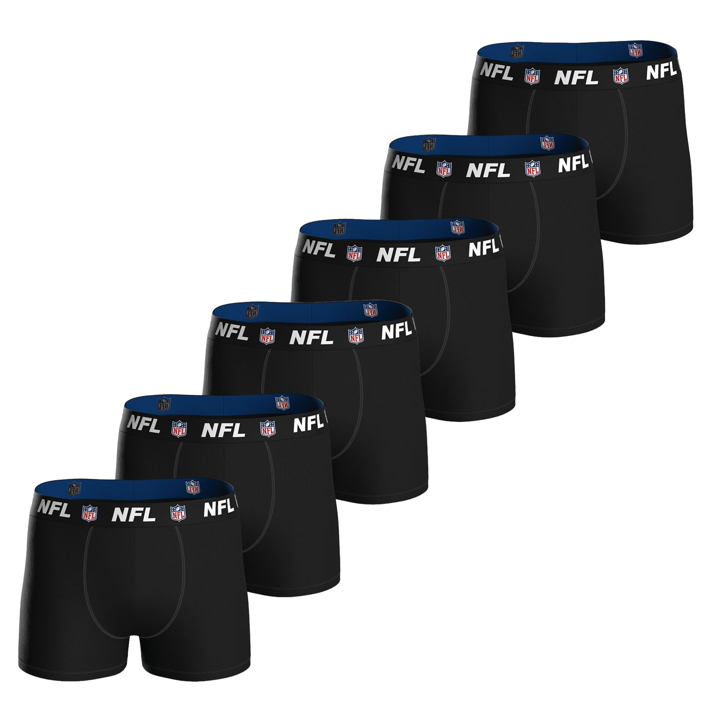 NFL Boxershort in Schwarz: Vorderseite