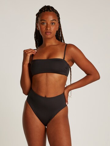 Calvin Klein Swimwear Bandeau Bikini top in Black: front