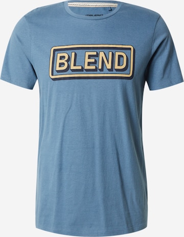 T-Shirt BLEND en bleu : devant