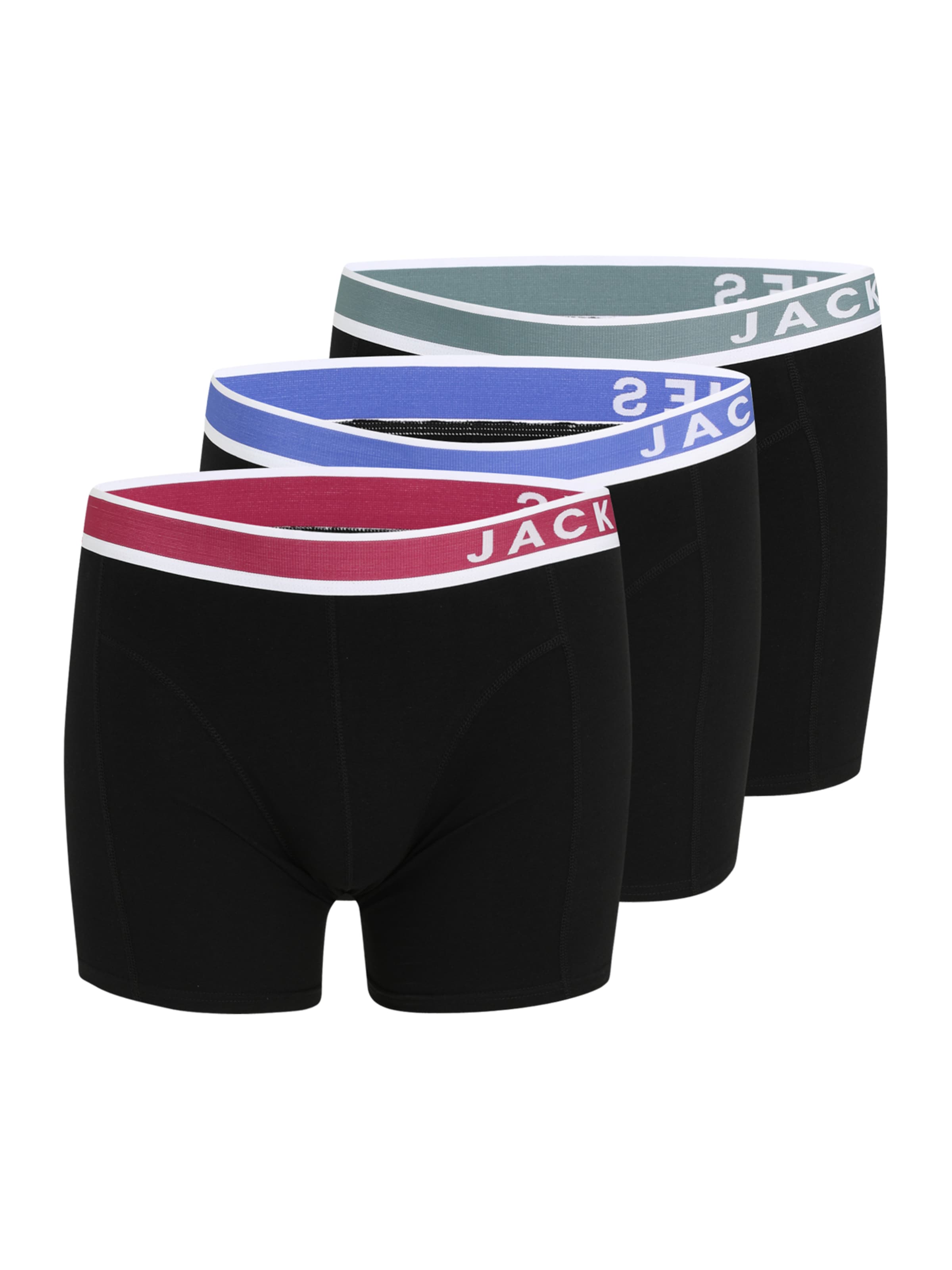 Jack & Jones Plus Boxer shorts 'JACEASTON' in Black: front