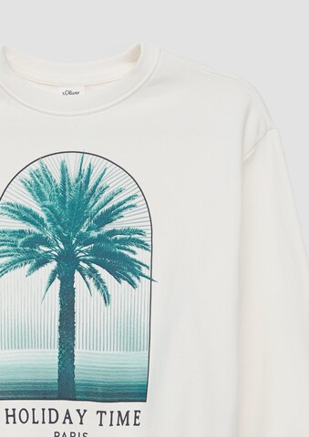 s.Oliver Sweatshirt in Beige