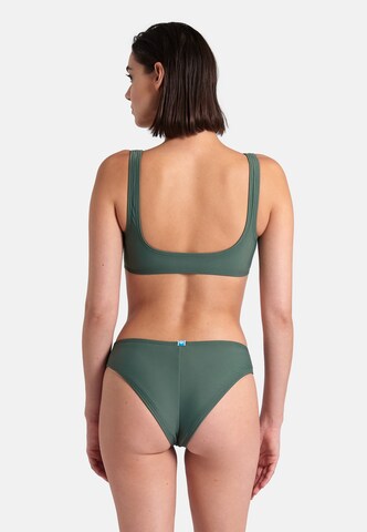 ARENA - Bustier Bikini 'Team Stripe' en verde