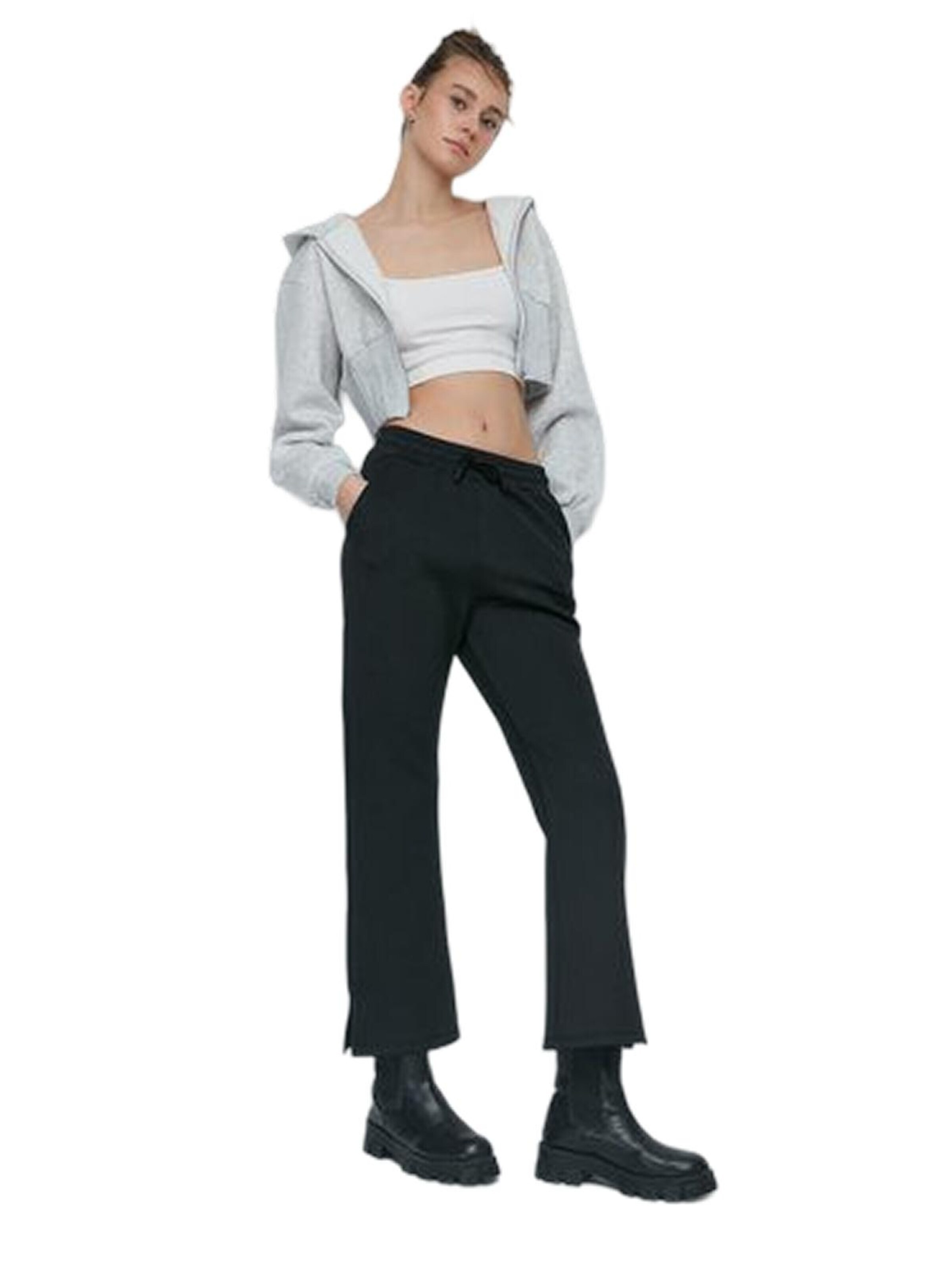 C&City Regular Broek in Zwart