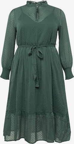 Guido Maria Kretschmer Curvy Sukienka koszulowa 'Thassia' w kolorze zielony: przód