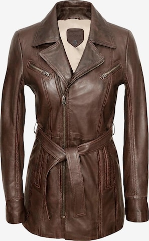 Manteau mi-saison 'Elin' Agamaa en marron : devant
