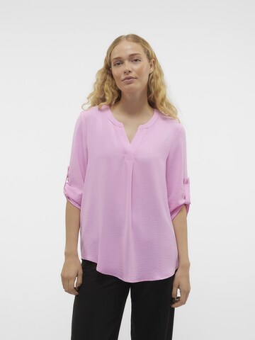 VERO MODA Blouse in Roze: voorkant