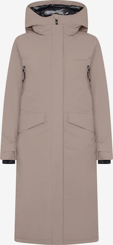 Cappotto invernale 'NEJA' di Didriksons in marrone: frontale