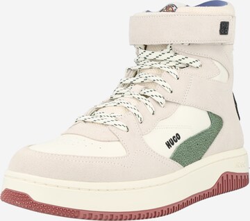 Sneaker alta 'Kilian' di HUGO in beige: frontale