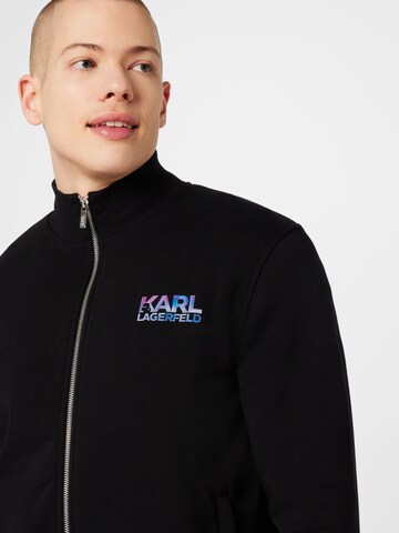 Karl Lagerfeld Sweatjacke in Schwarz