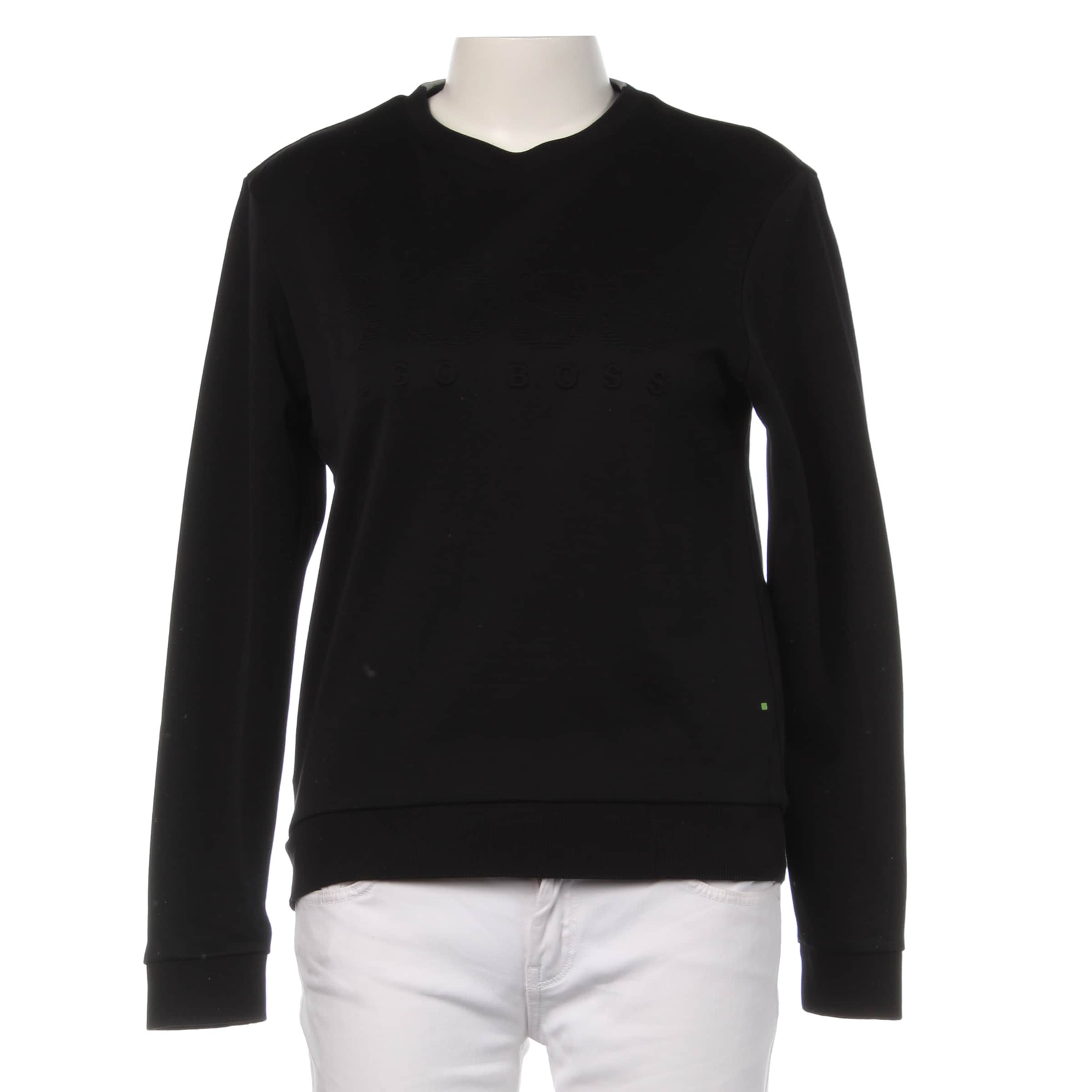 BOSS Sweatshirt / Sweatjacke S in Schwarz: Vorderseite