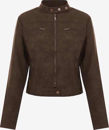 Veste mi-saison Imily Bela en marron : devant