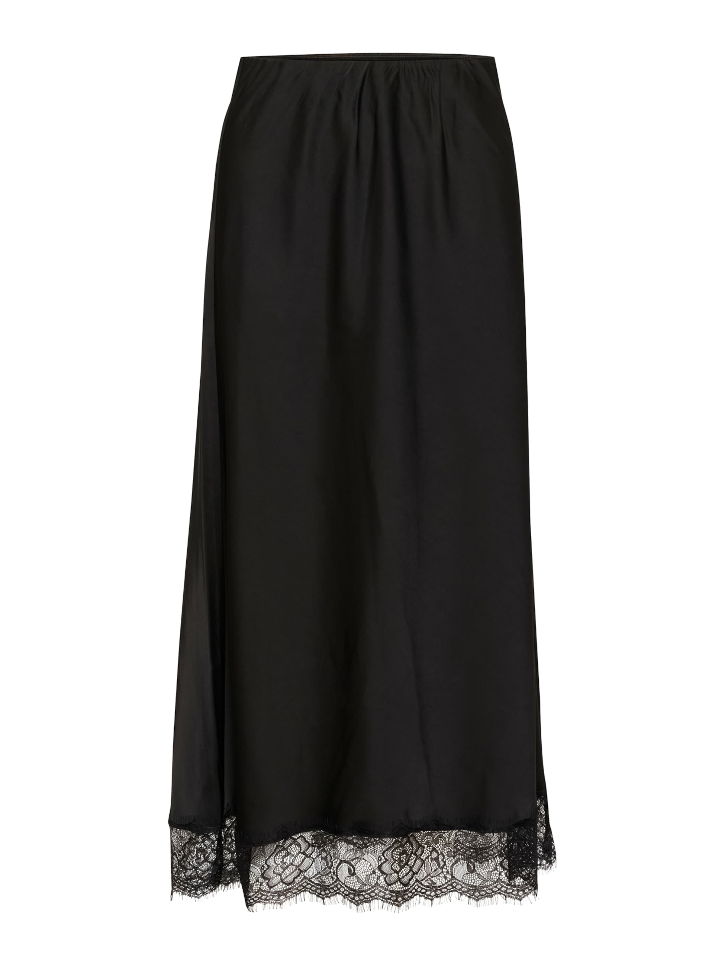 Gonna 'Ahilda' di Kaffe in nero: frontale