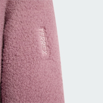 ADIDAS TERREX Functionele fleece jas 'Xploric' in Lila