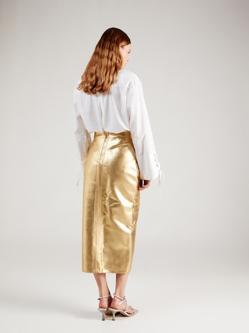 Karen Millen Skirt in Gold