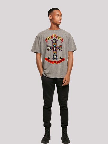 T-Shirt 'Guns 'n' Roses Appetite For Destruction' F4NT4STIC en gris