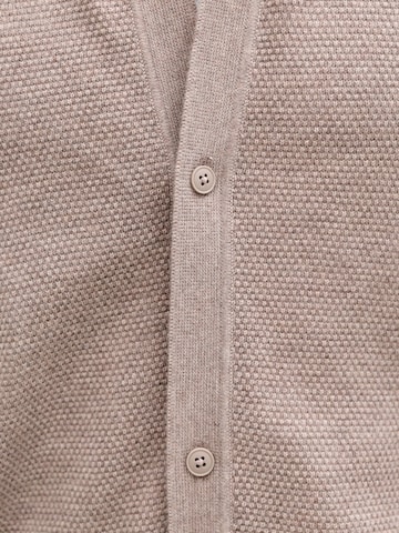 JACK & JONES Strickjacke 'JJCHRIS' in Grau