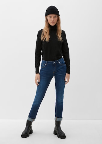 QS Slimfit Jeans 'Catie' i blå