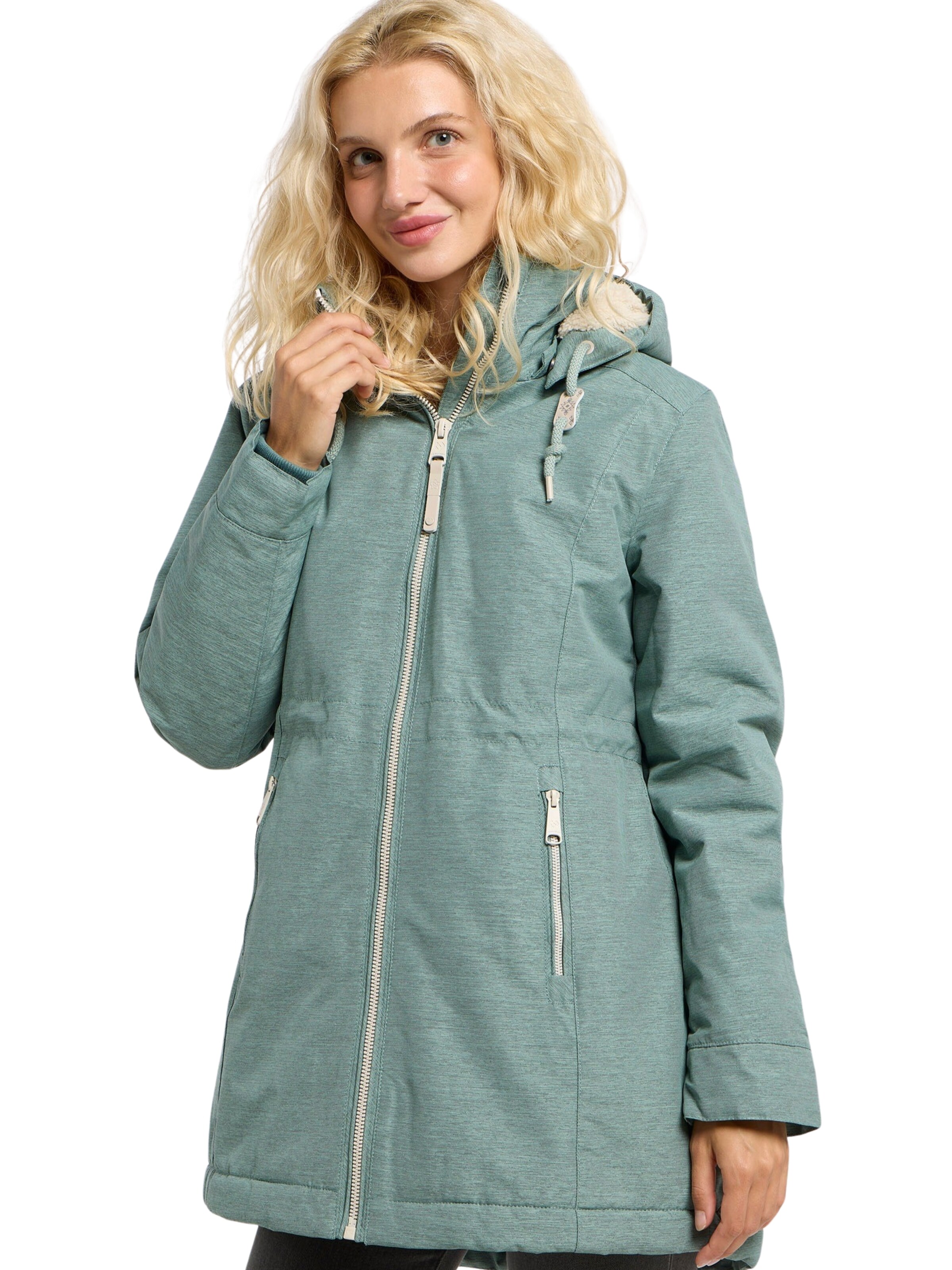 Veste outdoor 'Dakkota Warm' Ragwear en vert : devant