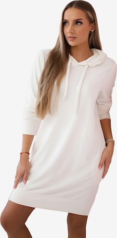 Lumera Kleid in Beige: Vorderseite