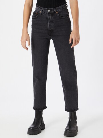 LEVI'S ® Normalny krój Jeansy 'Ribcage Straight Ankle' w kolorze niebieski: przód