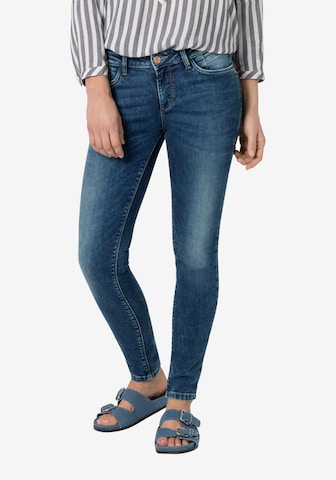 TIMEZONE Skinny Jeans 'Sanya' in Blauw: voorkant