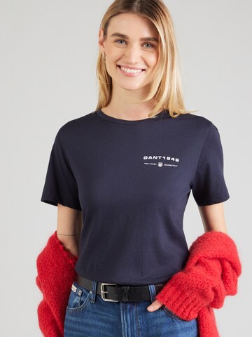 GANT Shirt in Blauw: voorkant