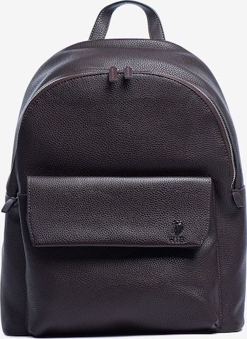 U.S. POLO ASSN. Backpack 'Seattle' in Brown: front
