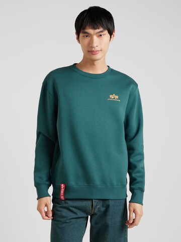 ALPHA INDUSTRIES Свитшот в Зеленый: спереди
