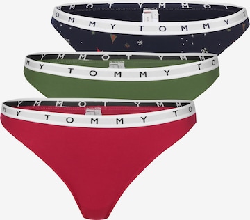 Tommy Hilfiger Underwear Thong in Blue: front