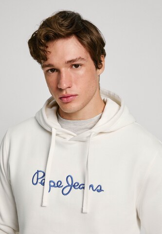 Sweat-shirt 'New Joe' Pepe Jeans en blanc