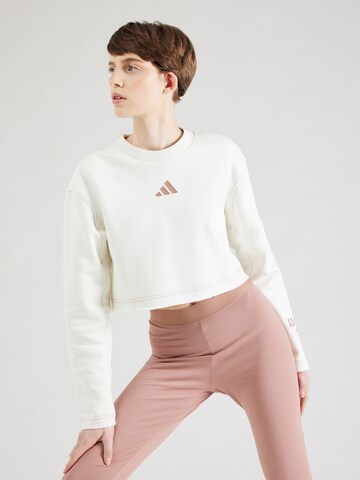 ADIDAS SPORTSWEAR Sports sweatshirt 'ALL SZN' in White: front