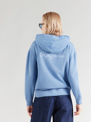 Hanorac de la Pepe Jeans pe albastru: față