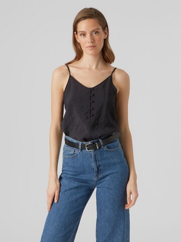 Vero Moda Petite Bluse 'QUEENY' in Schwarz: predná strana