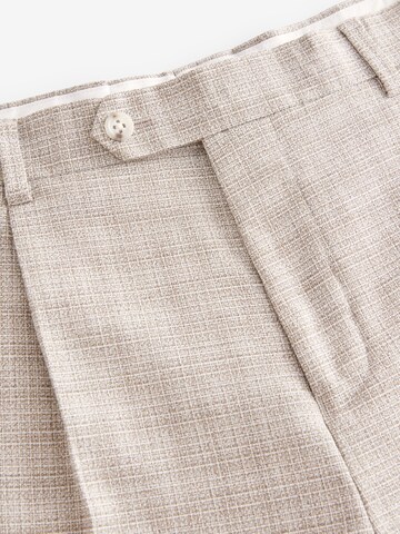 Next Slim fit Pleated Pants in Grey